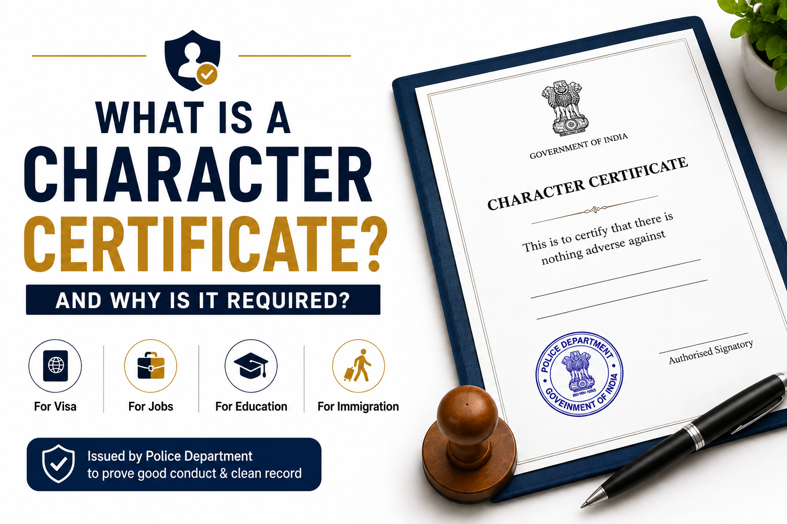 What Is a Character Certificate and Why Is It Required in India?