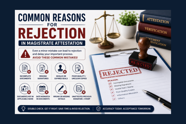 Common Reasons for Rejection in Magistrate Attestation