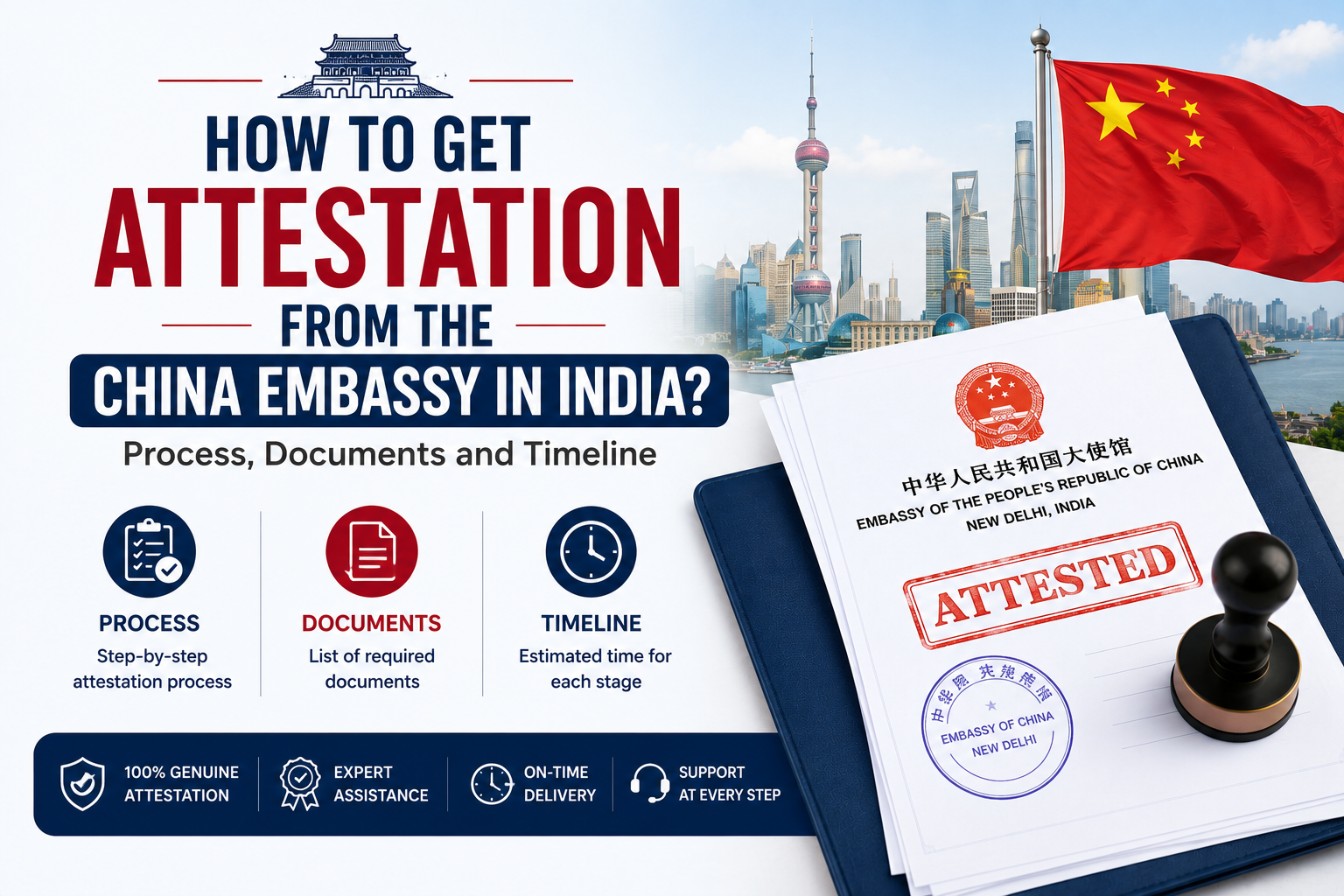 How to Get Attestation from the China Embassy in India? Process, Documents and Timeline