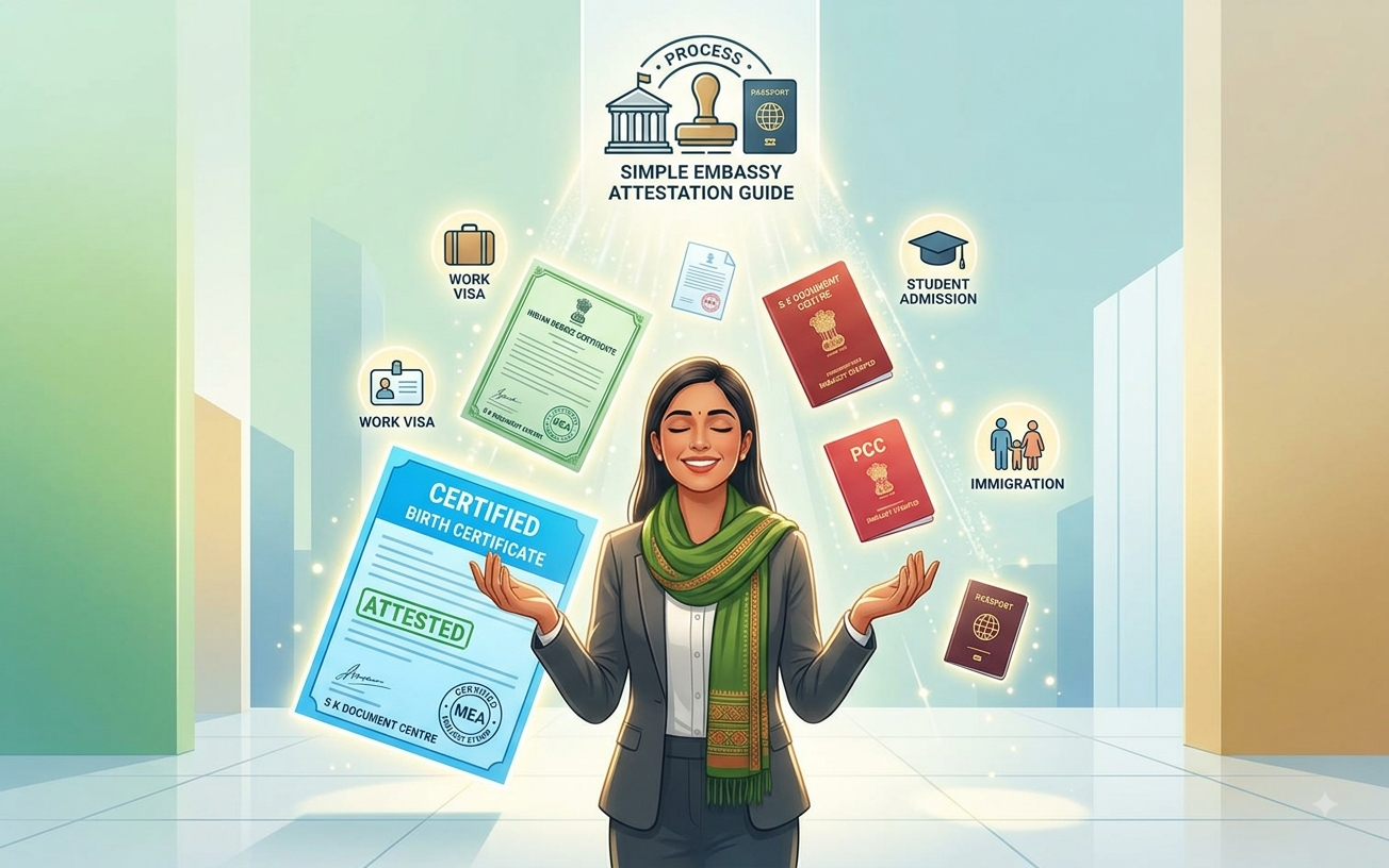 Embassy Attestation in India: Everything You Need to Know (Step-by-Step Guide 2026)
