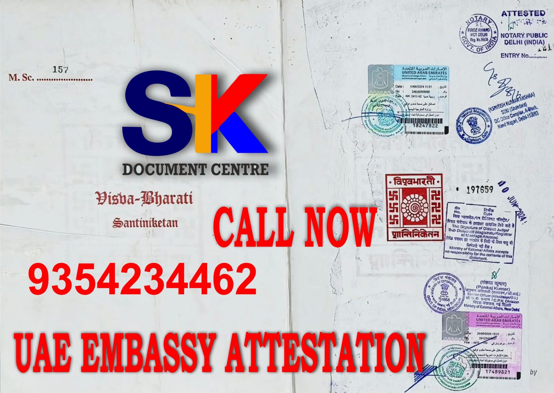 UAE EMBASSY ATTETATION